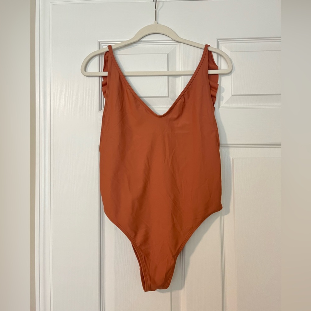 Aerie Terracotta One-Piece Swimsuit